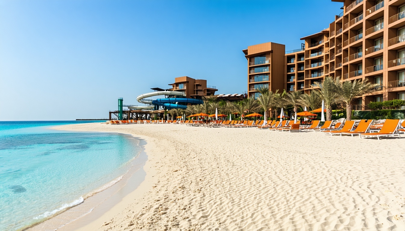 Relaxing Beach and Leisure Facilities at Aquaventure World Dubai